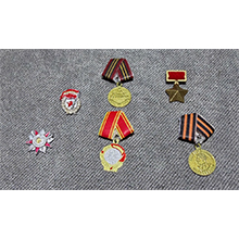 1/6 Scale Soviet Union Military Medal & Badge Set (Special Order)